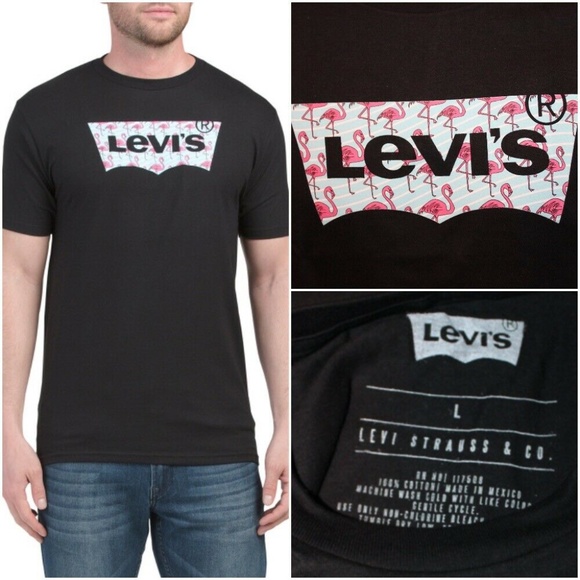 levi's flamingo t shirt